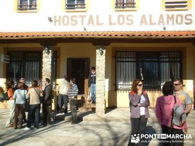 Comida en Sequeros - Sierra de Francia; mochilas treking; senderismo alicante grupos